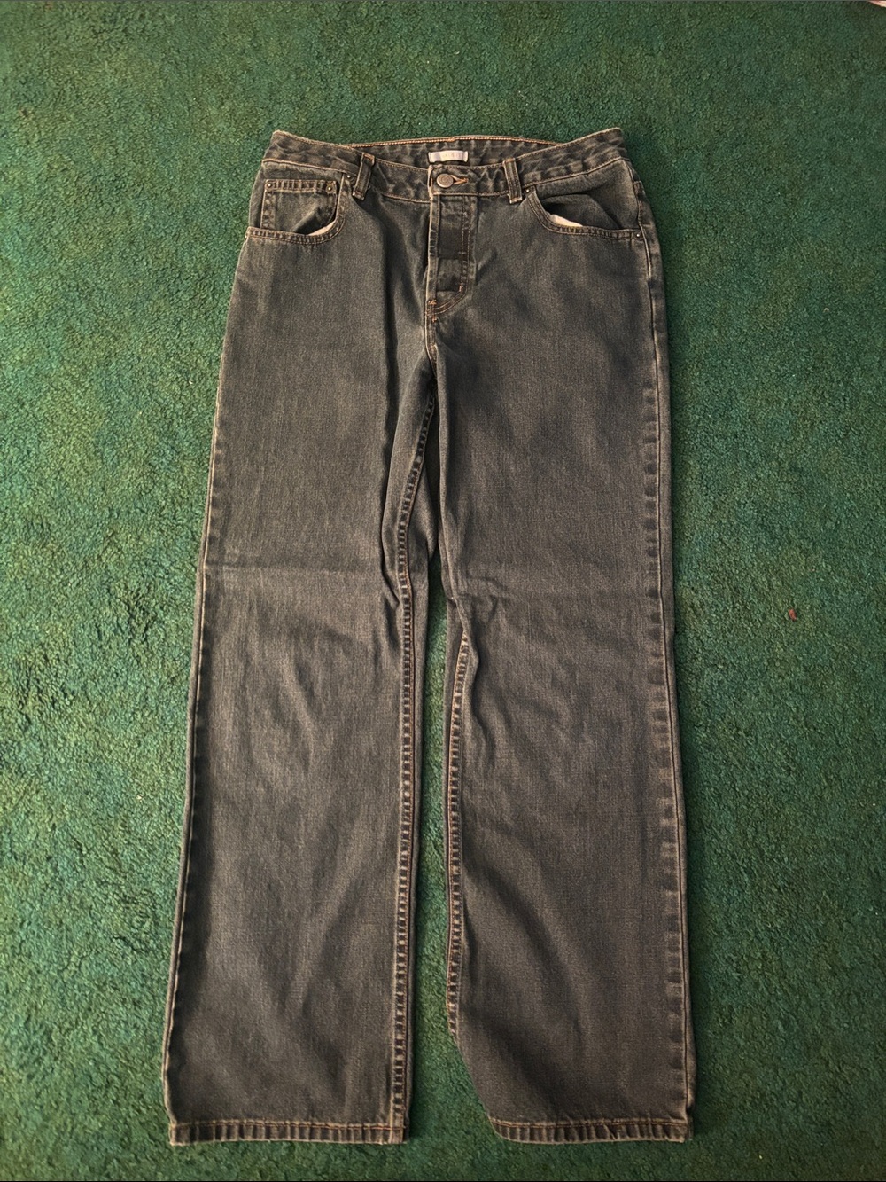 Halogen Straight-Leg Jeans in Washed Black